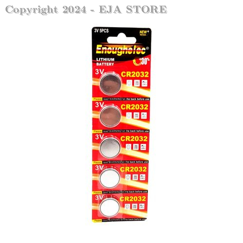 ENOUGHELEC ALKALINE BATTERY 3V CR2032